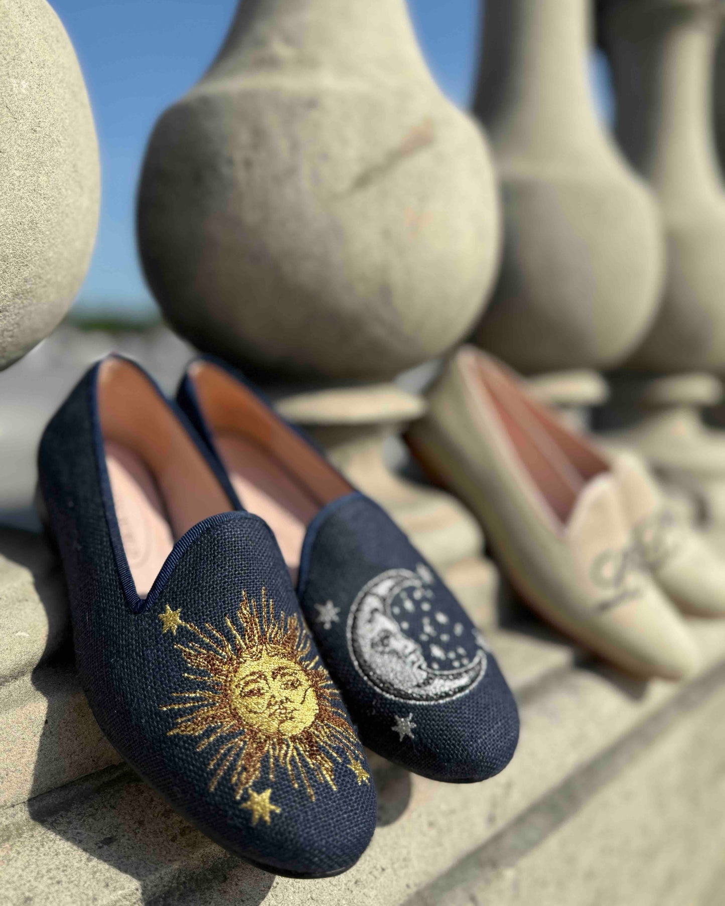 LOAFERS -GOLD SUN &SILVER MOON-