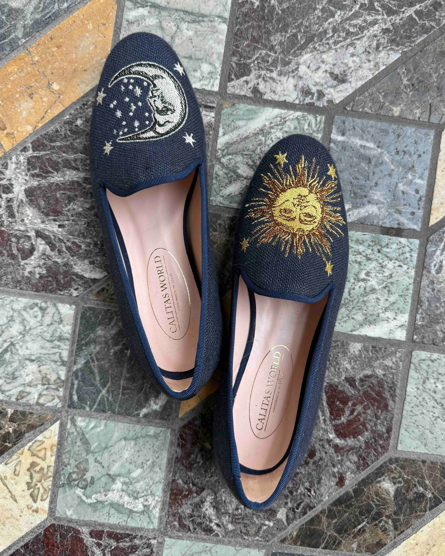 LOAFERS -GOLD SUN &SILVER MOON-