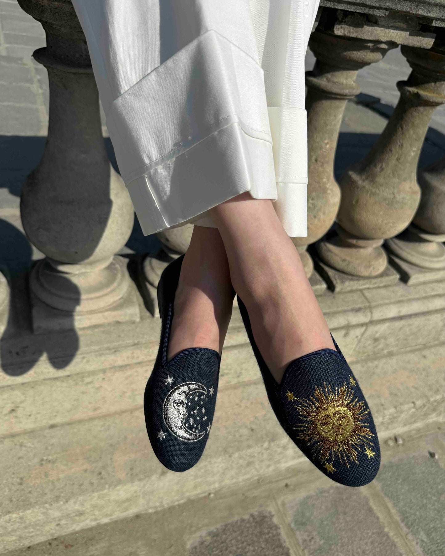 LOAFERS -GOLD SUN &SILVER MOON-