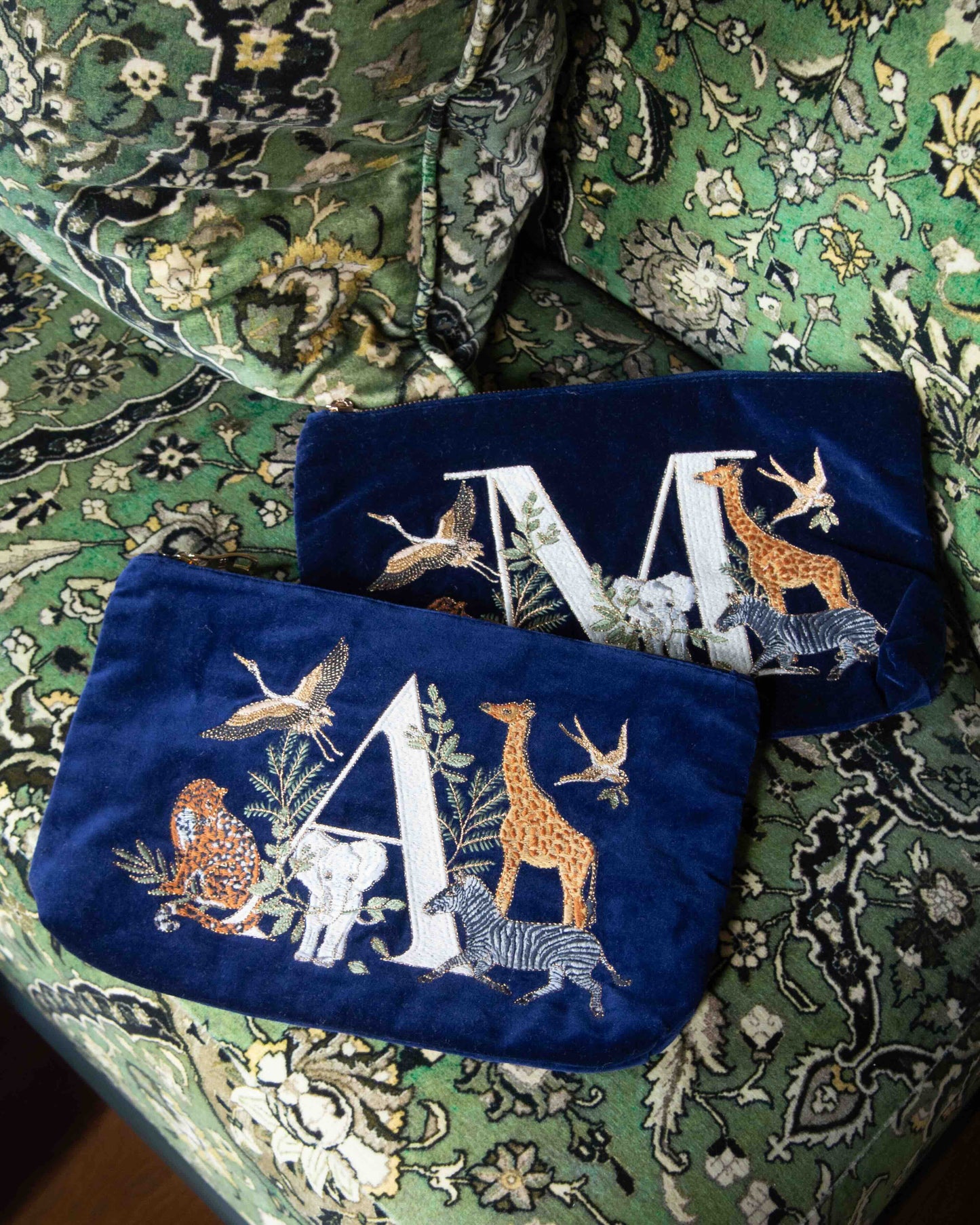 Safari Alphabet Pouch - A -