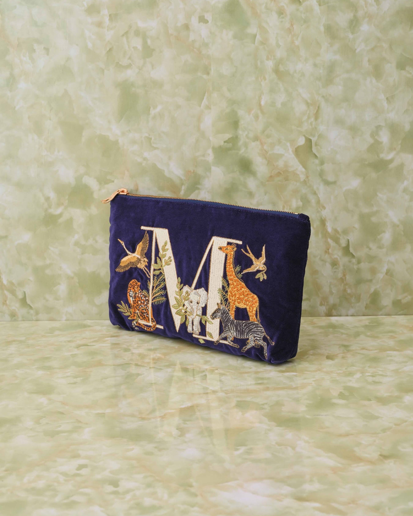 Safari Alphabet Pouch - M -