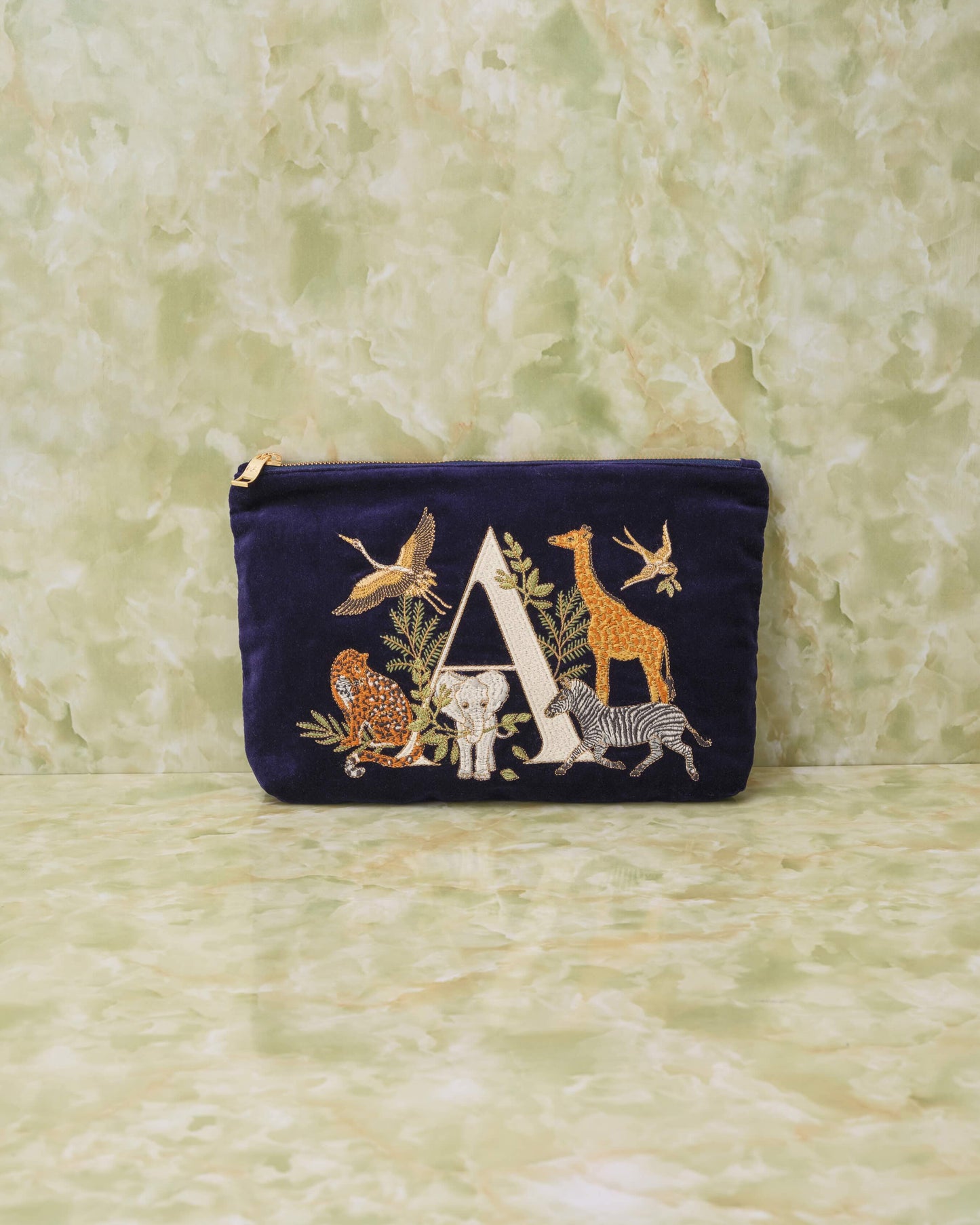Safari Alphabet Pouch - A -