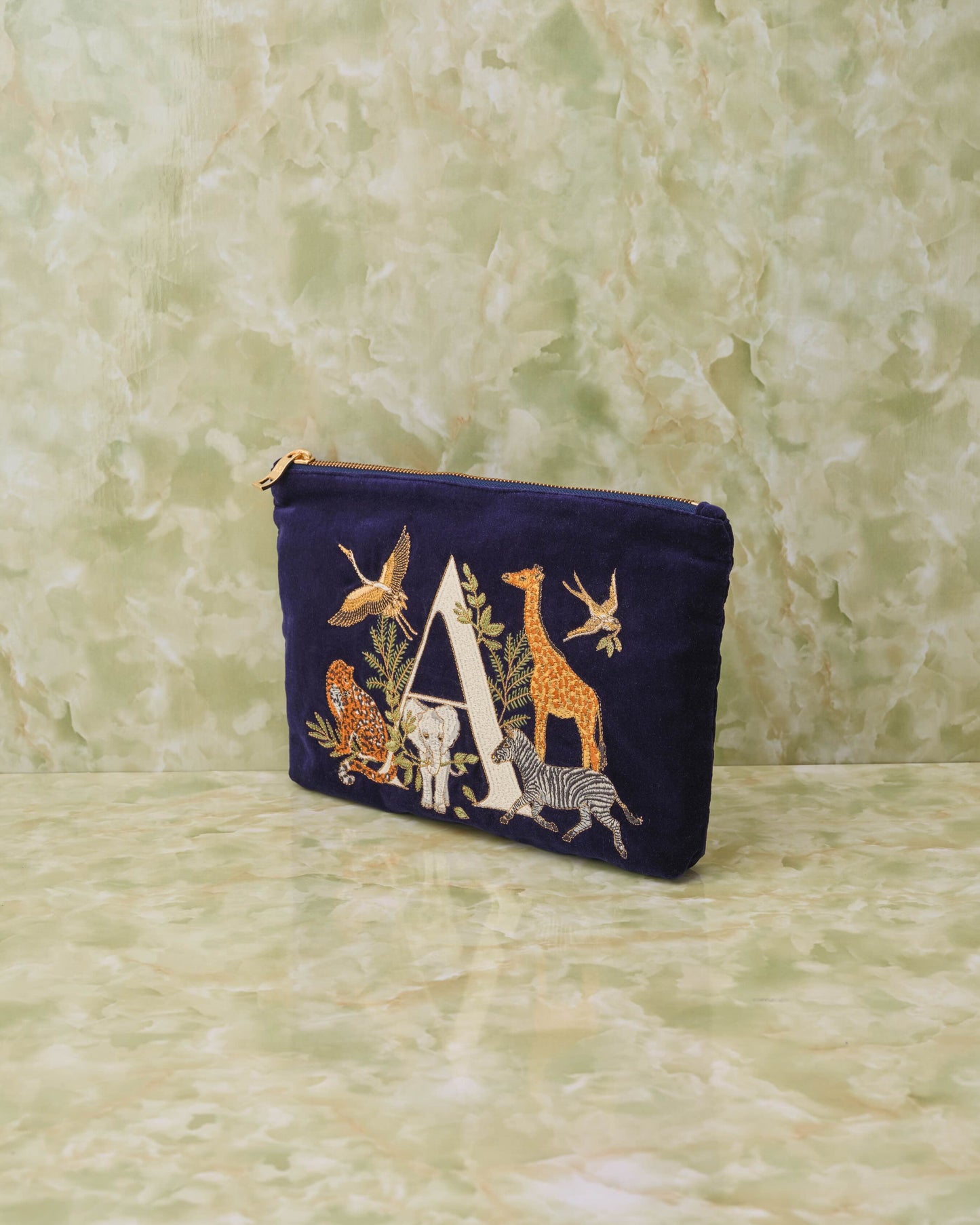 Safari Alphabet Pouch - A -