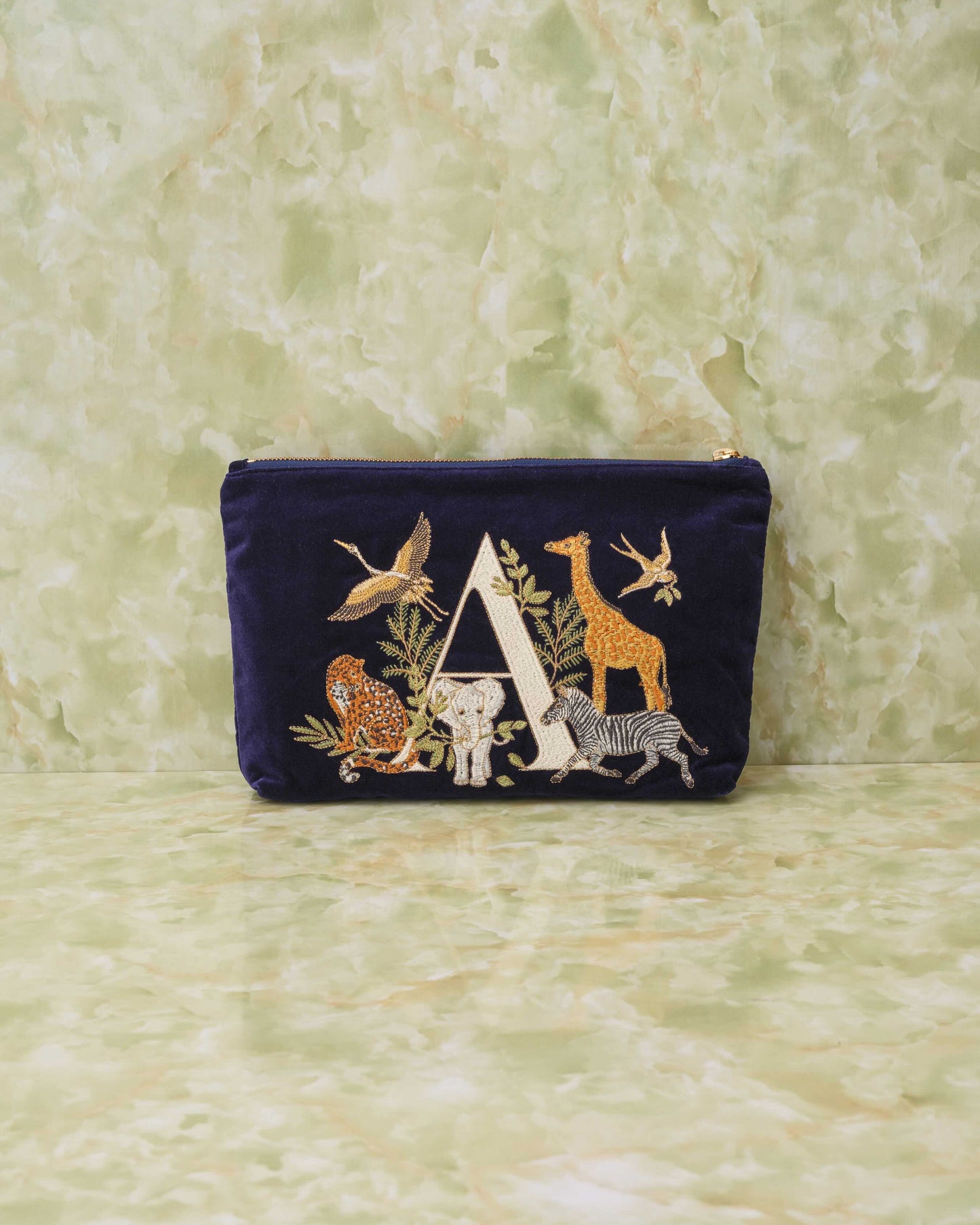 Safari Alphabet Pouch - A -