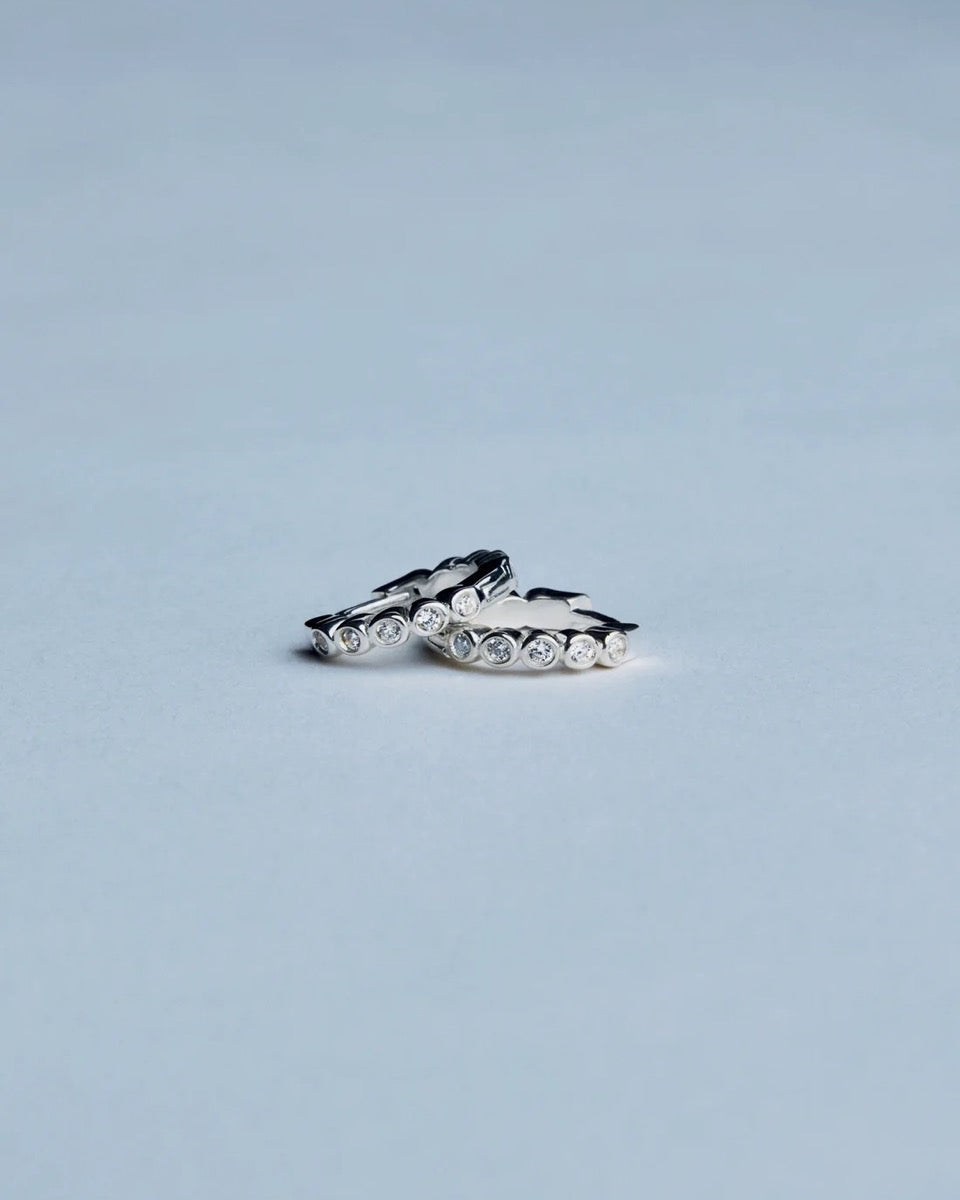 ODA MINI HOOPS SILVER