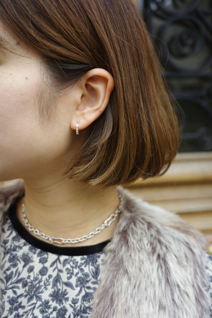 ODA MINI HOOPS SILVER