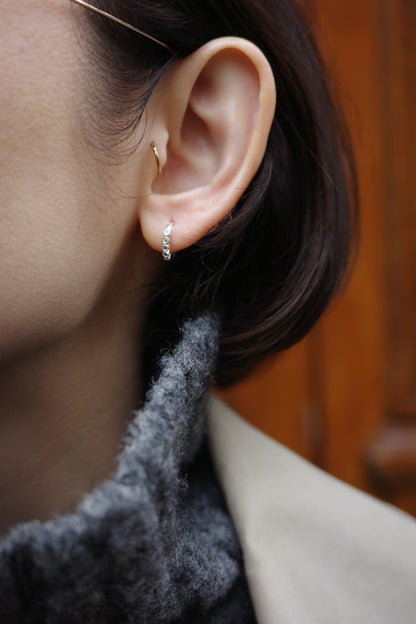 ODA MINI HOOPS SILVER