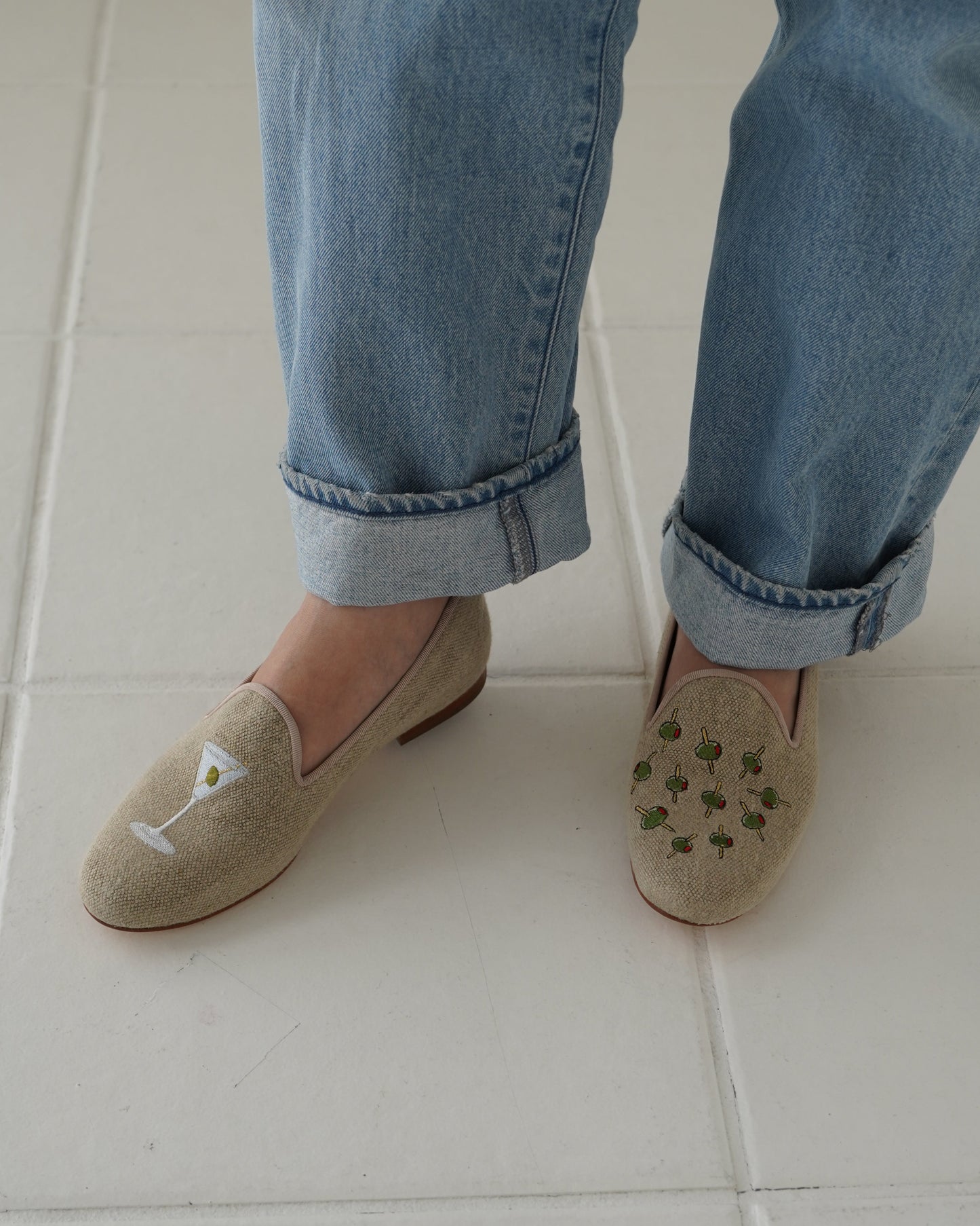 LOAFERS -MARTINI AND OLIVES-