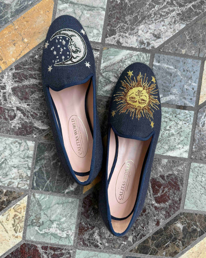 LOAFERS -GOLD SUN &SILVER MOON-