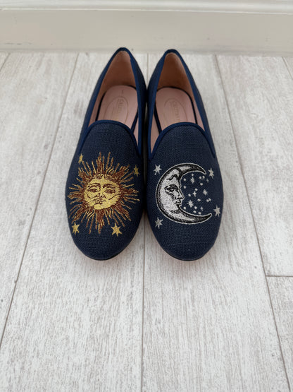 LOAFERS -GOLD SUN &SILVER MOON- (Sample Sale)