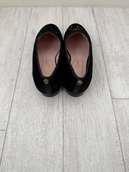 LOAFERS BLACK VELVET, CALITAS HANDWRITING  (Sample Sale)