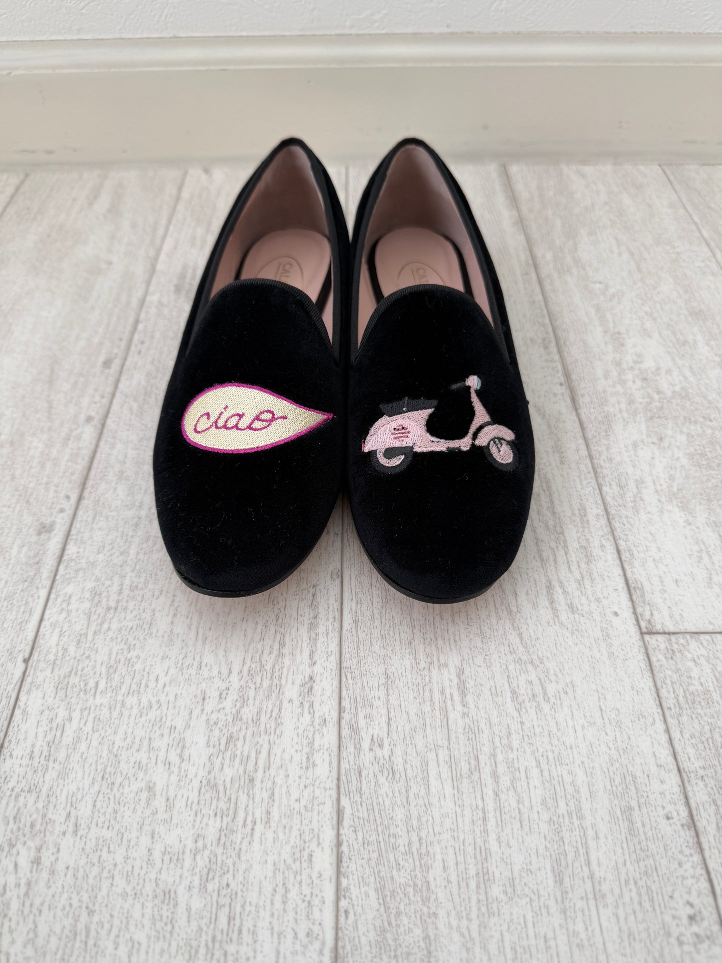 LOAFERS BLACK VELVET, VESPA CIAO (Sample Sale)