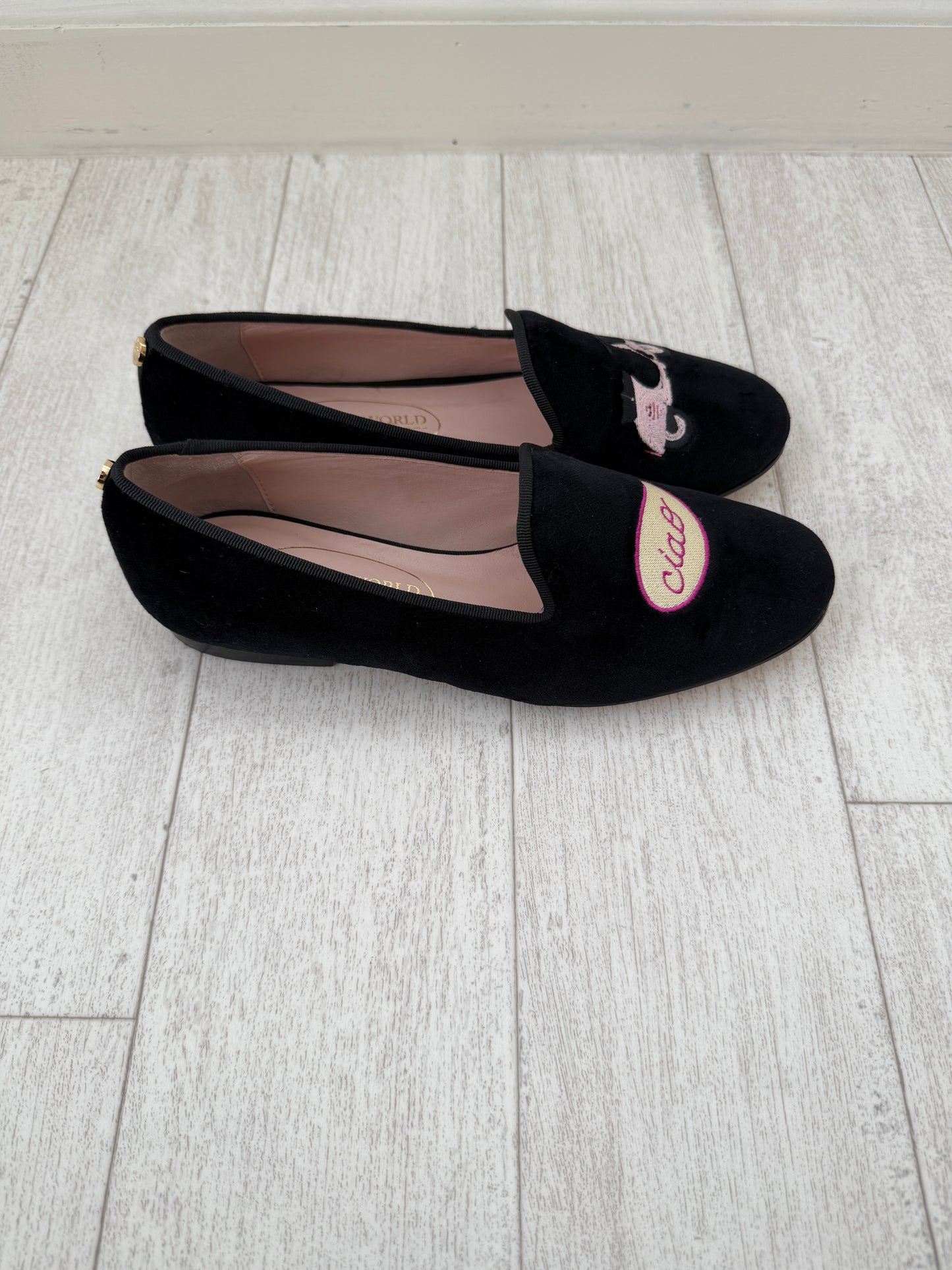 LOAFERS BLACK VELVET, VESPA CIAO (Sample Sale)