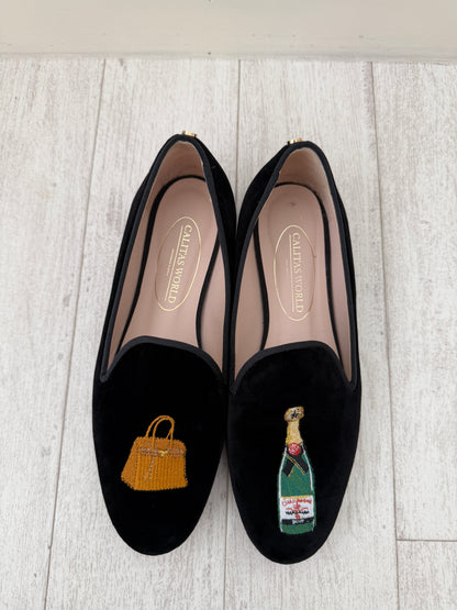 LOAFERS BLACK VELVET, BIRKIN AND CHAMPAGNE(Sample Sale)