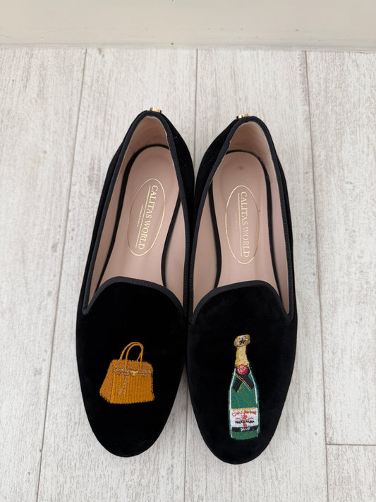 LOAFERS BLACK VELVET, BIRKIN AND CHAMPAGNE(Sample Sale)