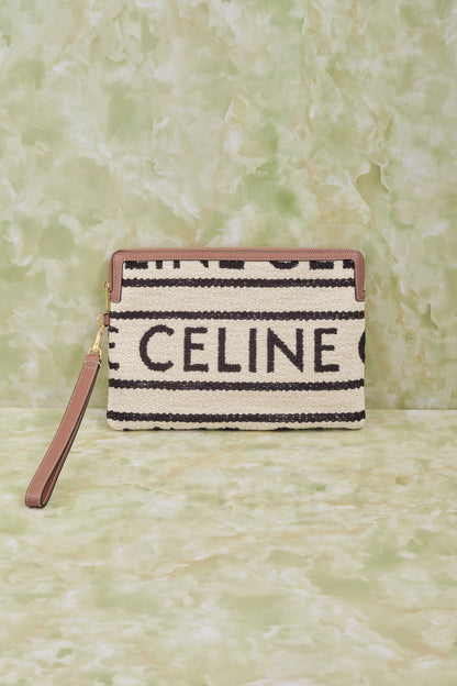 CELINEストラップ付きスモールポーチ