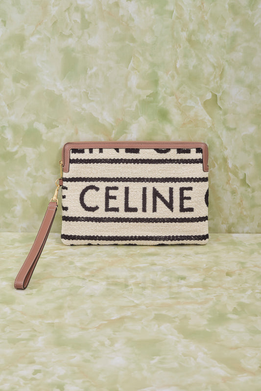 CELINEストラップ付きスモールポーチ