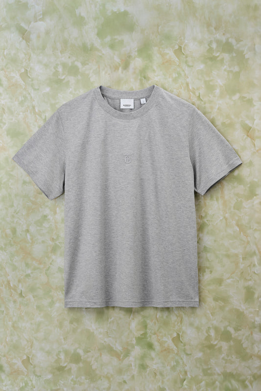 BURBERRY　ロゴＴシャツ　グレー　サイズ【Ｌ】