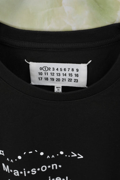 メゾンマルジェラ　Tシャツ　ブラック　【XＳ】・【Ｓ】