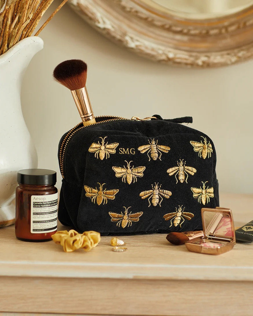 Honey Bee Makeup Bag