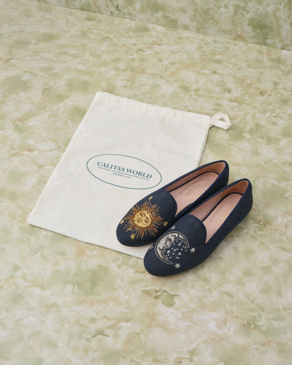 LOAFERS -GOLD SUN &SILVER MOON-