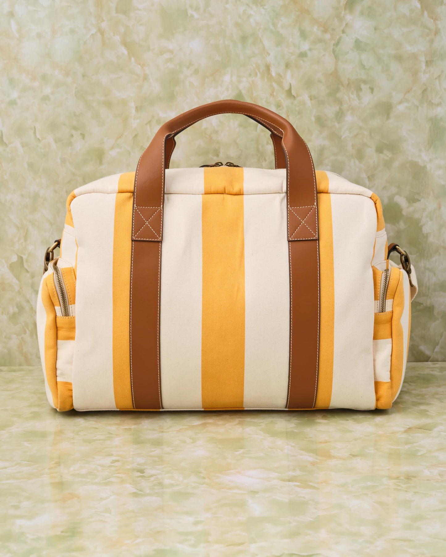 Duffel Bag -Lemon stripe-