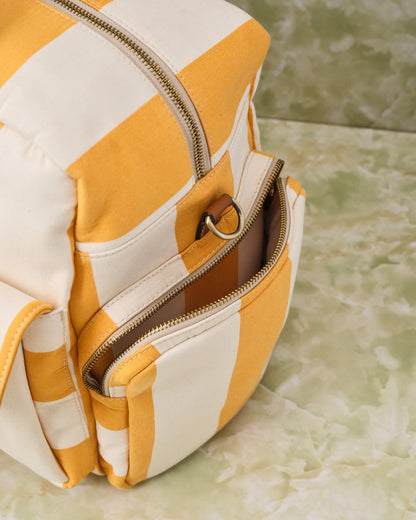 Duffel Bag -Lemon stripe-