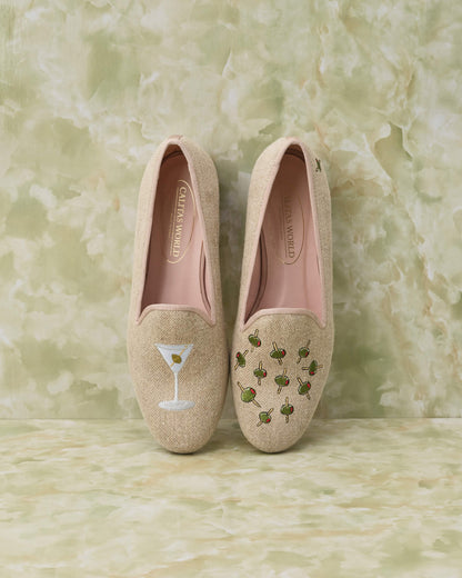 LOAFERS -MARTINI AND OLIVES-