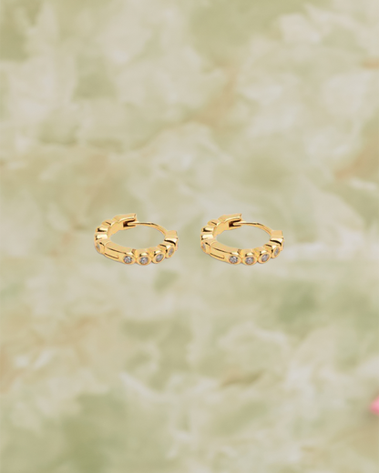 ODA MINI HOOPS GOLD