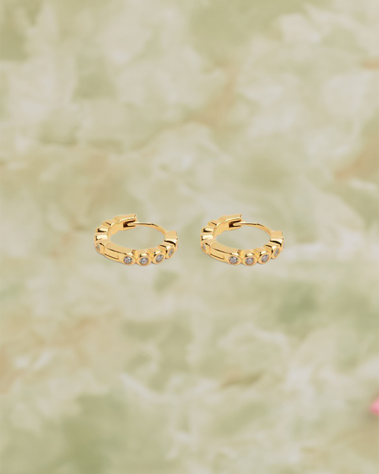 ODA MINI HOOPS GOLD