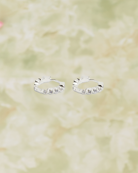 ODA MINI HOOPS SILVER