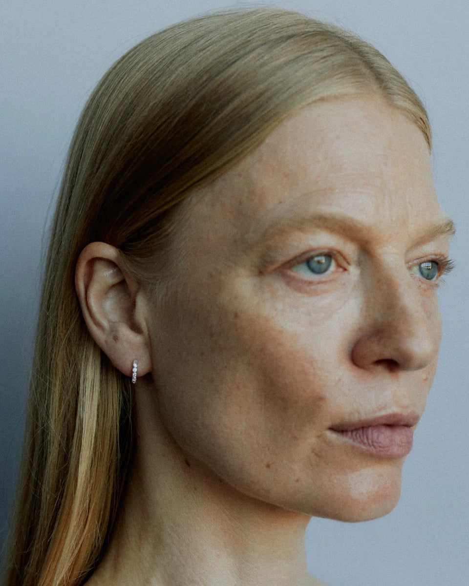 ODA MINI HOOPS SILVER