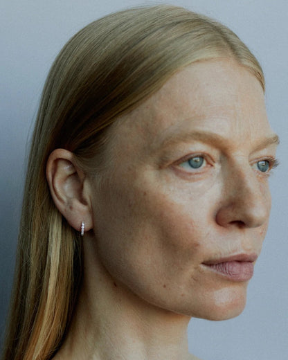 ODA MINI HOOPS SILVER