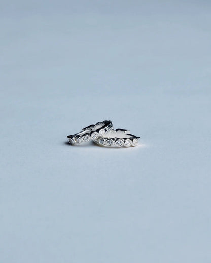 ODA MINI HOOPS SILVER